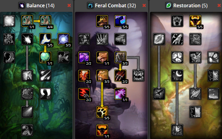 Druid Talent Builds Wow Classic 2671